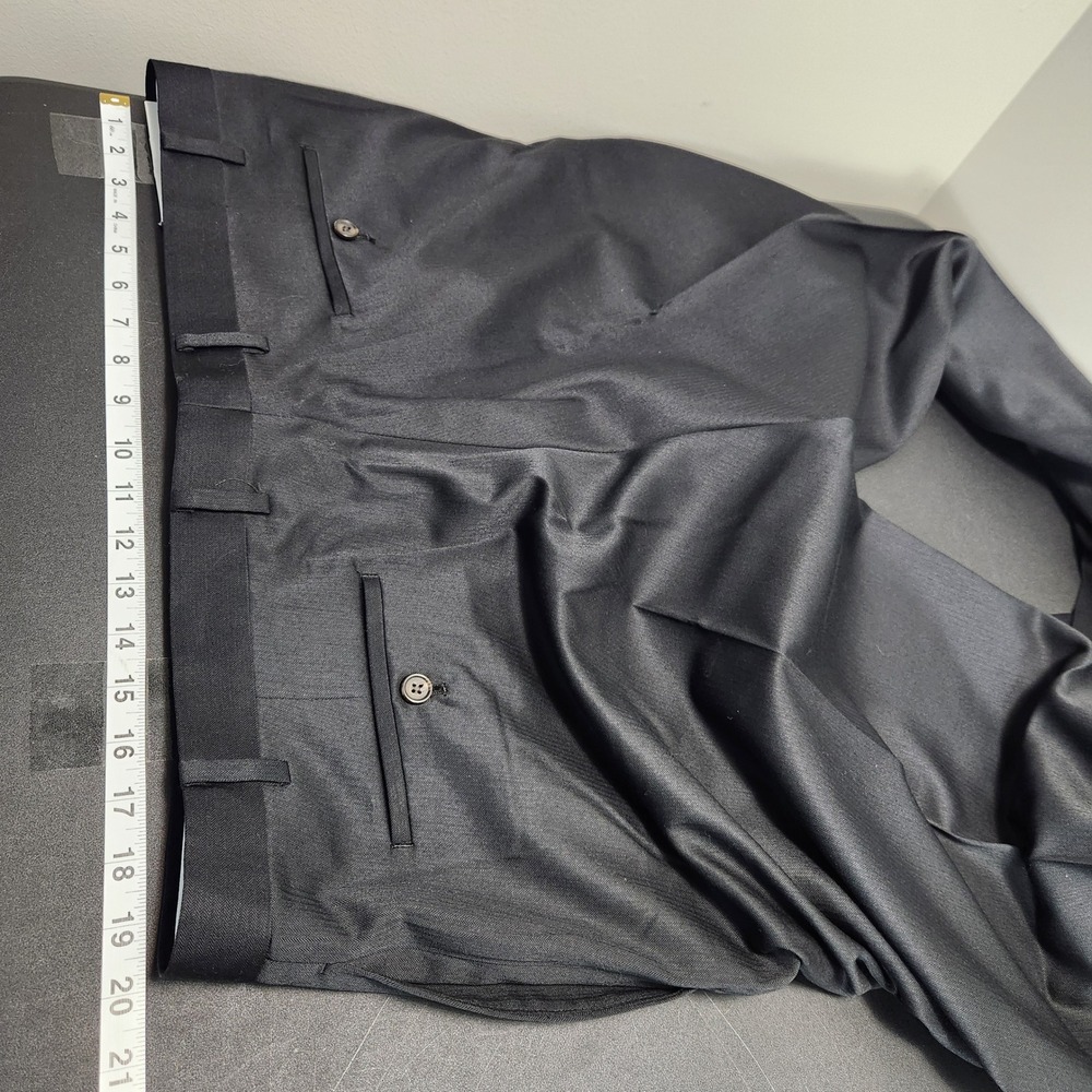 Ralph Lauren Mens Black‎ Herringbone Dress Pants P42W x 32L EALYPUUXD113 - Picture 7 of 9